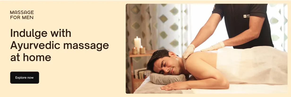 Men Massage Banner